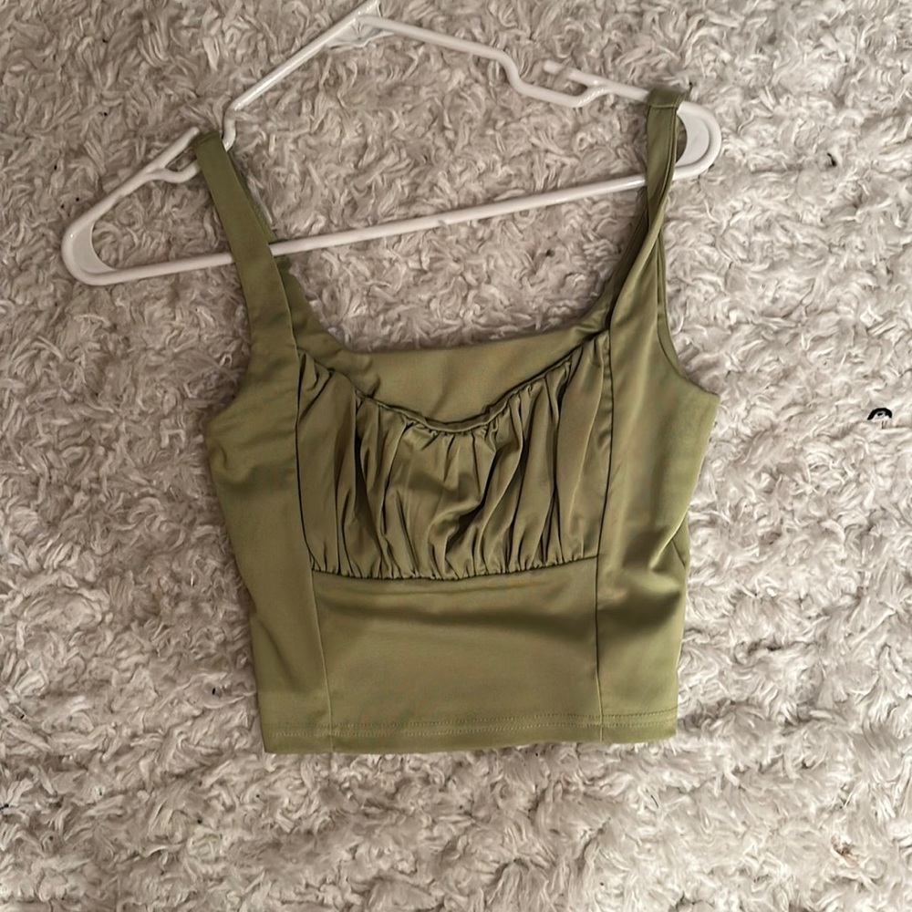 Green amazon tank top worn once